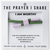 I Am Worthy Bracelet